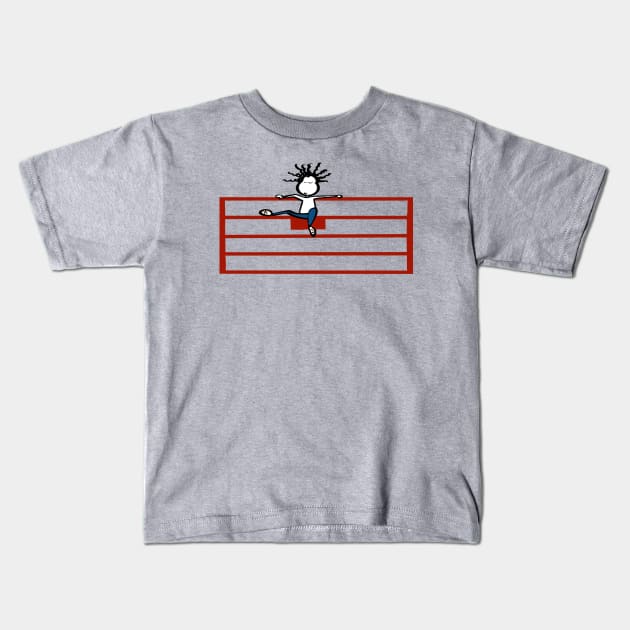 Silence time Kids T-Shirt by Guastevi